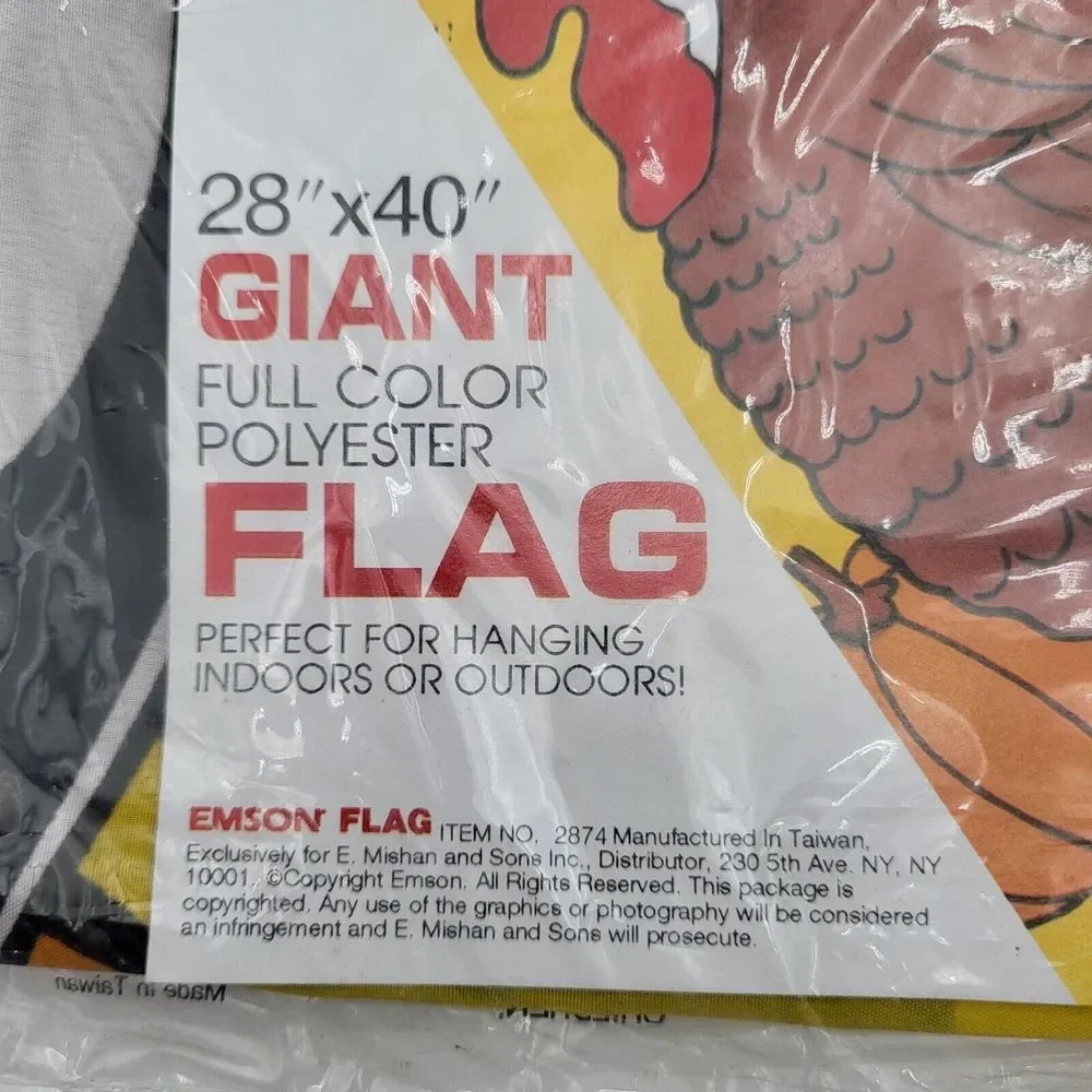 Turkey Thanksgiving Fall Giant Flag 28